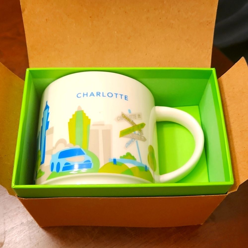 Starbucks You Are Here Collection Mug "Charlotte" NIB
